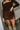 Maeve Brown Suede Slit Skort - front