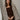 Brooklyn Brown Chevron Double Breasted Jacket - front view draped