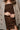Maeve Brown Suede Slit Skort - close front view under jacket