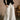 Olivia Cream Polka Dot Wide Leg Jeans - front view