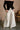 Olivia Cream Polka Dot Wide Leg Jeans - front view