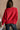 Molly Red Long Sleeve Sweater - back view