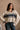 Jayme Taupe & Navy Striped Sweater - front