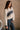 Jayme Taupe & Navy Striped Sweater - side view