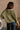 Piper Olive 3/4 Sleeve Sweater - back view