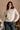 Candace White & Beige Striped Sweater - front