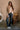 Zoey Brown Faux Fawn Fur Vest - full front view
