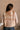 Zoey Brown Faux Fawn Fur Vest - back view