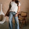 Just Black Denim: Blair Baggy WIde Leg Jeans- full body view