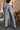 Just Black Denim: Blair Baggy WIde Leg Jeans- close up back view