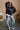 Tigers Navy Blue & White Mock Neck Sweatshirt- front full view