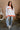 Tennessee Orange & White Mock Neck Sweatshirt- front full view