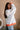 Tennessee Orange & White Mock Neck Sweatshirt- side view