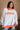 Tennessee Orange & White Mock Neck Sweatshirt- top view