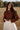 Ashton Brown Knit Cropped Sweater - front view