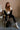 Kamila Cream Multi Color Block Sweater - full body sitting view