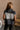 Fiona Black & Cream Colorblock Sleeveless Sweater - back view