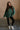 Nylah Dark Green Long Sleeve Sweatshirt - full body front view