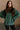 Nylah Dark Green Long Sleeve Sweatshirt - close front view