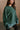 Nylah Dark Green Long Sleeve Sweatshirt - frontal side view