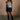 Colbie Dark Wash Denim Mini Skirt - full body front view