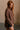 Elody Dark Brown Mock Neck Sweater - side view