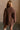 Elody Dark Brown Mock Neck Sweater - back