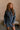 Nikki Denim Button-Up Long Sleeve Dress - front view