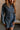 Nikki Denim Button-Up Long Sleeve Dress - close up front view