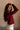 Kiara Burgundy Button-Up Knit Cardigan- side view
