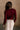Kiara Burgundy Button-Up Knit Cardigan- top back view