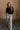 Sami Black Button Up Cardigan - full body front view