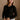 Sami Black Button Up Cardigan - front view