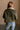 Camila Olive Puffer & Beige Fur Jacket- close up back view