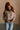 Vera Brown & Beige Stripe Knit Cardigan- full top view