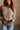 Vera Brown & Beige Stripe Knit Cardigan- front view