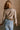 Vera Brown & Beige Stripe Knit Cardigan- back view