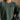 Harper Washed Green Long Sleeve Sweatshirt - close up front view