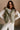 Vera Dusty Sage Puffer Zip-Up Vest- full top view