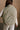 Vera Dusty Sage Puffer Zip-Up Vest- close up back view