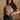 Lilliana Taupe & Black Ties Knit Bodysuit- front top view