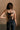 Lilliana Taupe & Black Ties Knit Bodysuit- back view