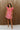 Gabriella Pink Floral Jacquard Mini Dress- full body view