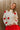 Ruby Red & Cream Hearts Long Sleeve Sweater- close up top view