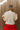 Ruby Red & Cream Hearts Long Sleeve Sweater- close up back view