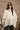 Elouise Cream Cable Knit Poncho Sweater -  front view