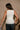 Anya Cream Peplum Tank Top - back view