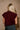 Camille Burgundy Turtleneck Sleeveless Sweater- full back view