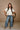 Leigh Off White Ruffled Short Sleeve Sweater - full view