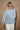 Luna Light Blue Knit Sweater- front view